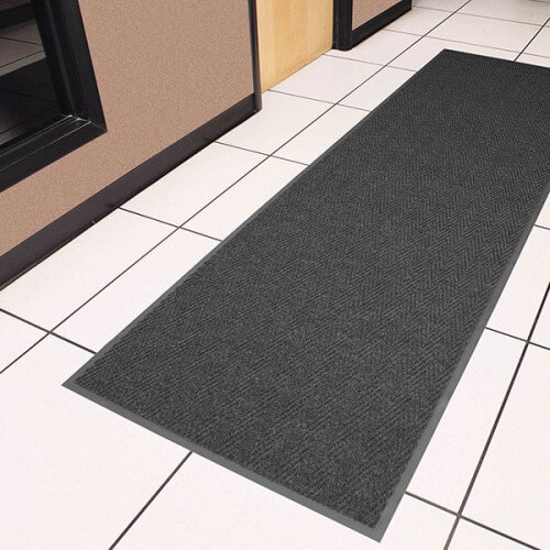 for Home or Office Notrax 105S0310CH 105 Chevron Entrance Mat 3 X 10 Charcoal 