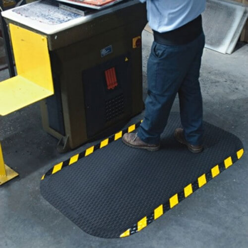 Sure Cushion Anti-Fatigue Floor Mat - Yellow Border