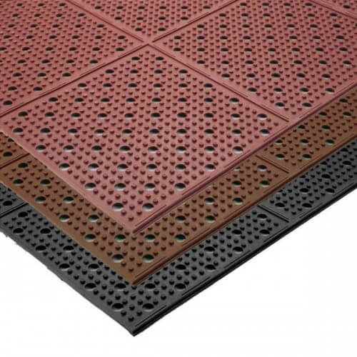 Sanitop Kitchen Mats - 3' x 3' - Black