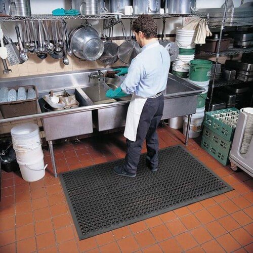 Wet Step Slip-Resistant Anti-Fatigue Mat